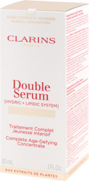 CLARINS Double Light Texture,serum do twarzy, przeciwstarzeniowe,przód