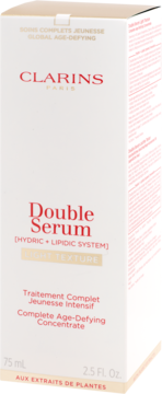 CLARINS Double Light Texture,serum do twarzy, przeciwstarzeniowe,przód