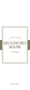 Maska I'm From Mugwort 30g w białym opakowaniu z brązowym napisem i ramką, widok z przodu, detoksykująca.