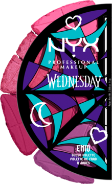 NYX PROFESSIONAL MAKEUP Wednesday ,paleta różów,przód