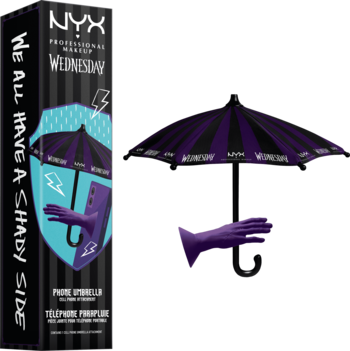 NYX PROFESSIONAL MAKEUP Wednesday ,parasol z przyssawką do telefonu,przód