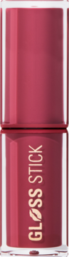 Pionowy Revolution Pout Lip Gloss Stick Sugar Plum Mauve, błyszcząca różowo-mauve tuba z napisem Gloss Stick.