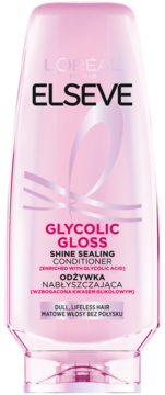 L'ORÉAL PARIS ELSEVE Glycolic Gloss ,odżywka do włosów, nabłyszczająca,przód