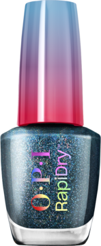 OPI RapiDry All Dry N Mighty, szybkoschnący, brokatowy lakier do paznokci z kolorową nakrętką.