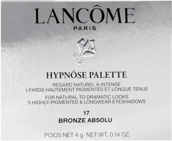 LANCÔME Hypnôse ,paleta cieni do powiek, nr 17 Bronze Absolu,przód