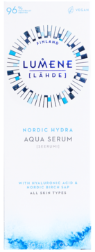 LUMENE Lähde Nordic Hydra,serum do twarzy, nawadniające,przód
