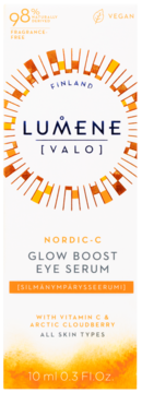 LUMENE Valo Nordic-C,serum pod oczy, rozświetlające,przód