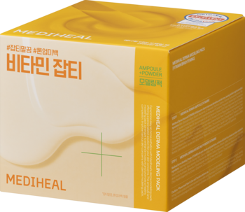 MEDIHEAL Derma Modeling Vitamin,zestaw do pielęgnacji twarzy, rozświetlający, ampułka do twarzy + maseczka peel off do samodzielnego przygotowania,kompozycja-2