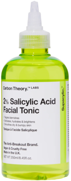CARBON THEORY LABS Supacylic ,tonik do twarzy, z 2% kwasem salicylowym,przód