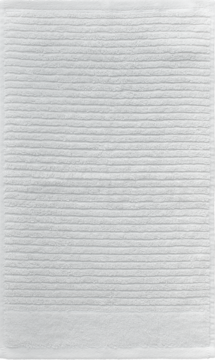 Biały papier akwarelowy z poziomymi żłobieniami i gładkim, dolnym marginesem, widok z góry.