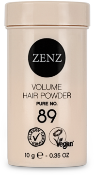 ZENZ Pure No.89,puder do włosów, zwiększający objętość,przód