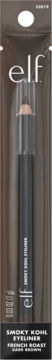 Kredka e.l.f. Smoky Kohl Eyeliner French Roast Dark Brown w plastikowym opakowaniu, widok z przodu.