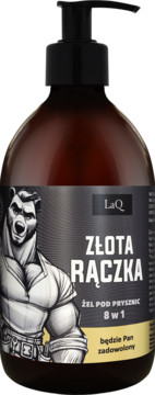 LAQ Złota Rączka ,żel pod prysznic, 8w1, Będzie Pan Zadowolony,przód