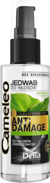 DELIA COSMETICS CAMELEO Anti Damage ,jedwab do włosów, z olejem arganowym,przód