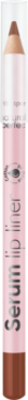 Miss Sporty Naturally Perfect Serum Lip Liner, różowa konturówka z brązową/nude końcówką, pionowo.