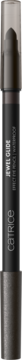 Zamazane metalowe opakowanie, przypominające spray, z ciemną etykietą i niewyraźnym tekstem, widok z przodu.