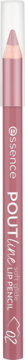 Różowa kredka do ust essence POUTline soft glide 02 Pinky Promise, pionowo, widok z przodu.