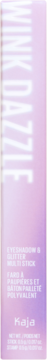 Jasnofioletowe opakowanie Kaja Wink Dazzle Petal Prism eyeshadow & glitter multi-stick, pionowy widok z przodu.