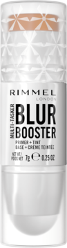 Rimmel London Multi-Tasker Blur Booster, baza i tint w sztyfcie, w przezroczystym opakowaniu z fakturą, widok z przodu.