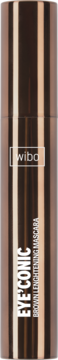 Wydłużający tusz Wibo Eye Conic Definition Mascara w metalicznej, brązowo-złotej tubce, widok z przodu.