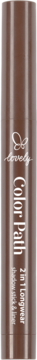 Automatyczna kredka do oczu i cieni Lovely Color Pen 2w1, brązowa, długotrwała, widok z przodu.
