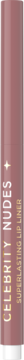 Eveline Cosmetics Celebrity Nudes konturówka do ust w lśniącym, różowo-beżowym opakowaniu, pionowo.