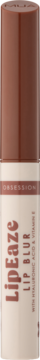 Pionowa pomadka LipEAZE Lip Blur matowa, brązowo-nude, z kwasem hialuronowym i witaminą E.
