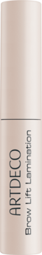 ARTDECO Brow Lift Lamination, beżowy żel do brwi, w podłużnym, cylindrycznym opakowaniu, widok z przodu.