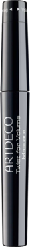 Czarny tusz ARTDECO Twist for Volume Mascara, pionowy widok z przodu, z białym napisem na opakowaniu.