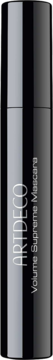 ARTDECO Volume Supreme Mascara, czarna błyszcząca tuba z srebrnym napisem, pionowy widok z przodu.