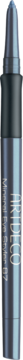 Ciemnoszara wysuwana kredka do oczu Mineral Eye Styler, o metalicznym połysku, widok z przodu.
