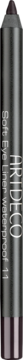 ARTDECO Soft Eye Liner Waterproof, trwała, czarna kredka do oczu z metalicznym połyskiem.