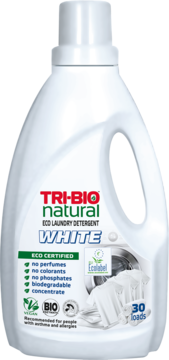 TRI-BIO Natural ,płyn do prania tkanin Białych,przód