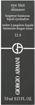 Etykieta Giorgio Armani Eye Tint Shimmer, błyszczący płynny cień do powiek, 3.9 ml, ciemnoszara.