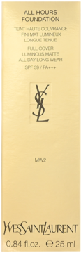 YVES SAINT LAURENT All Hours ,podkład do twarzy, SPF 39 PA+++, nr MN10,przód