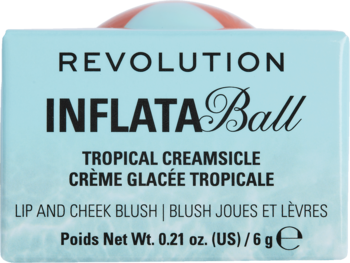 REVOLUTION ,róż do ust i policzków, Tropical Creamsicle,przód