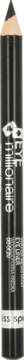 Black Miss Sporty Eye Millionaire Water-Resistant eyeliner pencil, light beige tip, straight vertical view.