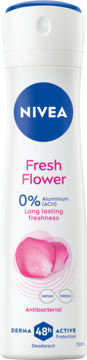 NIVEA Fresh Flower ,dezodorant w sprayu, 48h,przód