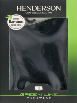 Opakowanie bokserek męskich Henderson Green Line, rozmiar M, czarno-zielone, z napisem "Bamboo".