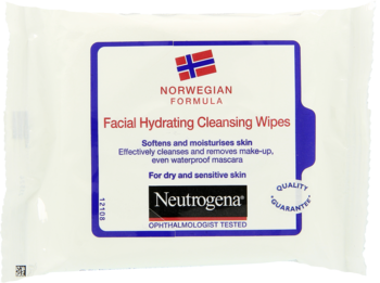 NEUTROGENA Formuła Norweska ,nawilżające chusteczki do oczyszczania twarzy,przód
