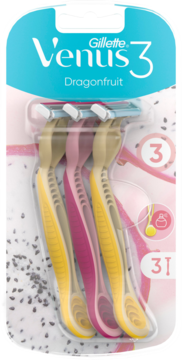 GILLETTE VENUS 3 ,maszynki do golenia z ruchomą główką, 3-ostrzowe, dla kobiet, jednorazowe,przód