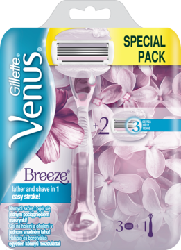 GILLETTE VENUS ,maszynka do golenia dla kobiet + wymienne wkłady,przód