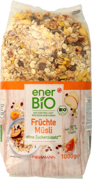 ENERBIO ,musli owocowe,przód