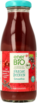 ENERBIO ,smoothie żurawina i czarny bez,przód
