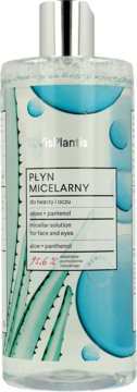 VIS PLANTIS ,płyn micelarny do twarzy i oczu, aloes + pantenol,przód
