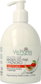 VIS PLANTIS ,maska do rąk i paznokci, filtrat ze śluzu ślimaka + jagody goji,przód