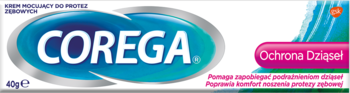 COREGA ,krem mocujący do protez zębowych,przód