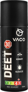 VACO Strong Deet ,spray na komary, kleszcze i meszki,przód