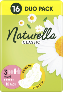 NATURELLA Classic ,podpaski higieniczne, ze skrzydełkami, zapachowe, Maxi,przód