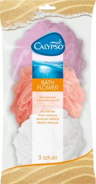 CALYPSO ,myjki do ciała, Bath Flower,przód